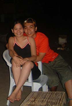 went to beach with him and his family (Jan. '05)