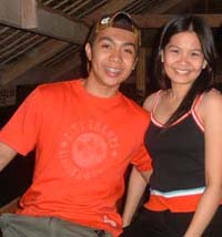 we both have smiling faces!
