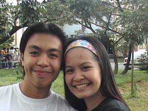 he was w/ me during the lantern parade '04