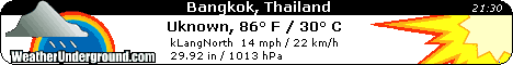 Click for Bangkok, Thailand Forecast