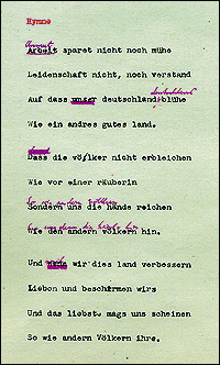 Kinderhymne, 1950