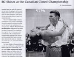 Article of October 2003 in Dancing' Magazine: At the Canadian Closed Championship 2003