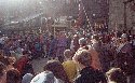 The wedding party congregates in Coppergate, and the Jorvik Viking Festival is declared officially open!