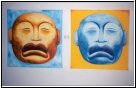 Diptych Sad Faces 2000