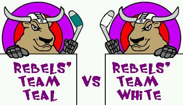 Rebels Team Teal vs Rebels Teal White