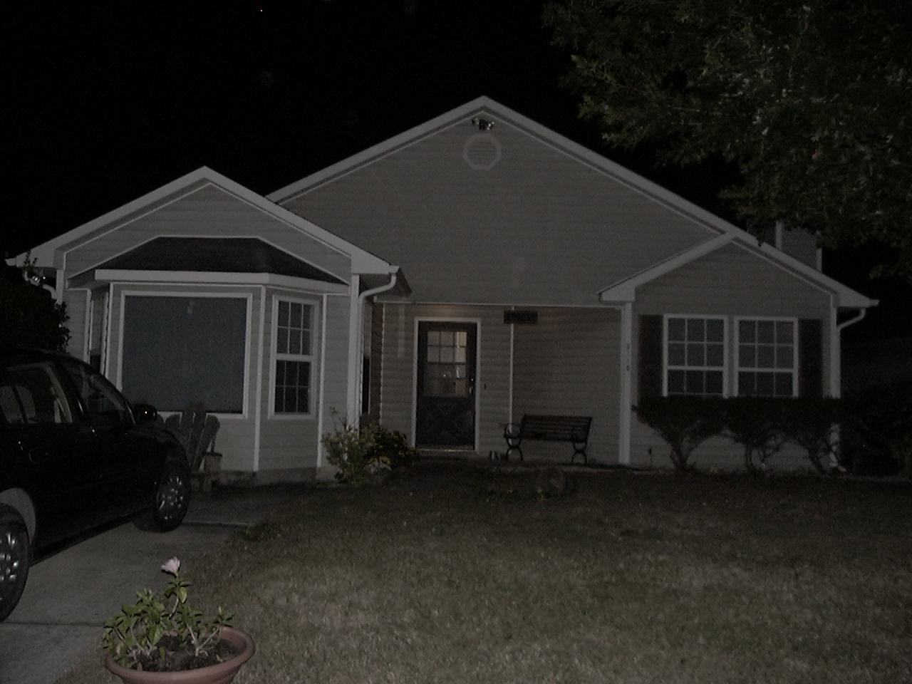 Outside our house