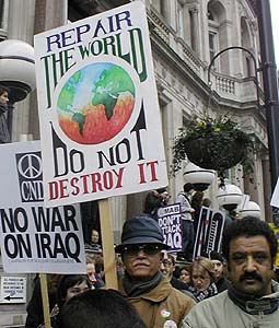 anti-war march, 15/02/2003, London