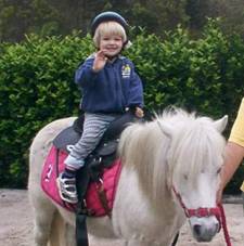 Flissy's horseriding skills