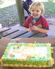 Felicity's third birthday
