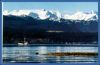 Mountains as background