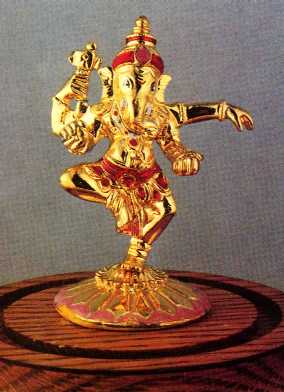 The dancng ganesha Idol