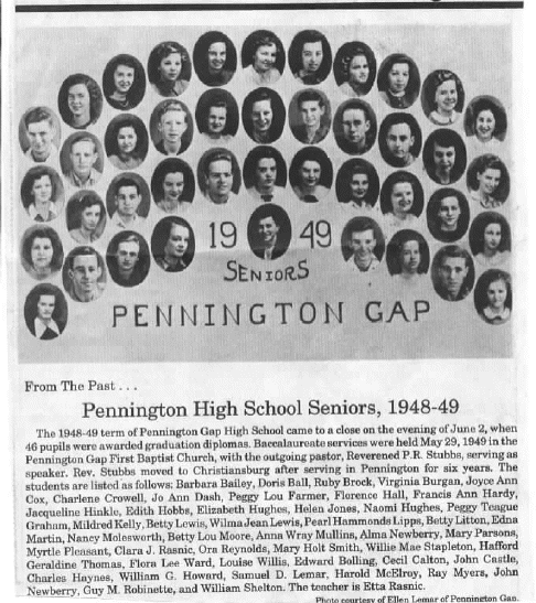Pennington Gap Class of 48