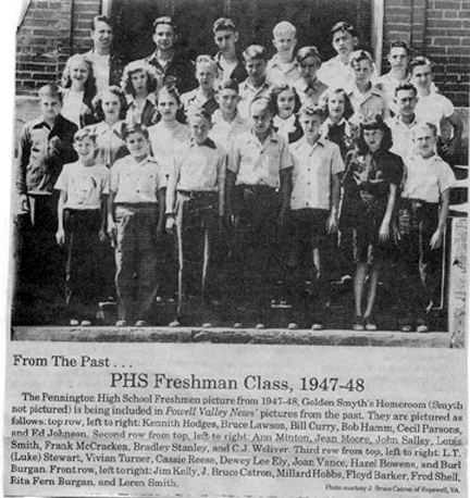Pennington Gap Freshmen 1947/48