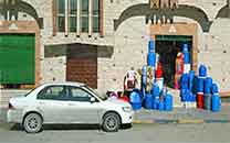 Store in Albeida,a provincial town about 200km east to Benghazi a convenient  intermediate stop point for one overnight on the way to Cyrene and Apollonia