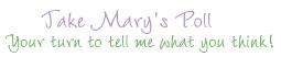 TAKE THIS POLL, PLEASE! :)