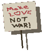 make love not war graphic