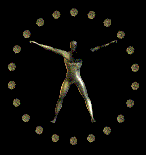 man in fire wheel