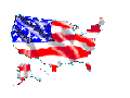 US map as flag