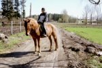 Paluumatkalla kent�lt�.