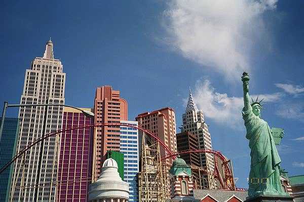 New York New York, roller coaster