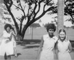 Picture of Karen Evans and Kitty 