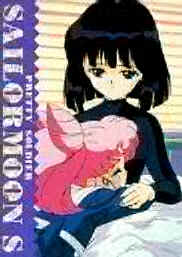 ChibiUsa hugs Hotaru