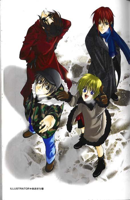 Front inside cover ^-^ I think it's pretty....group piccy..