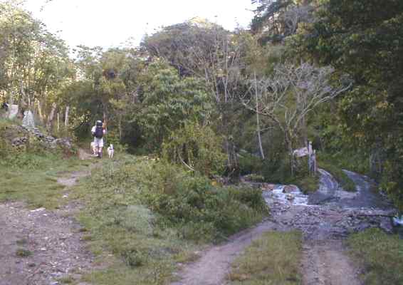 Desvo en la quebrada