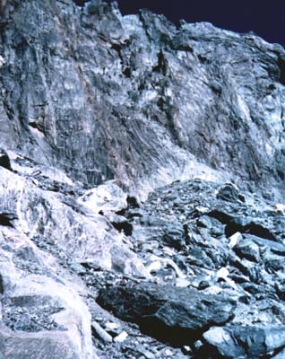 Pared sur del Pico Bolvar