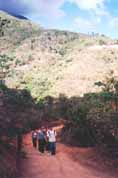 Camino superior a Quebrada Quintero - mirando al este