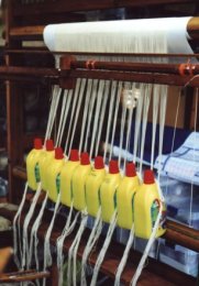  pulling weighted warp up