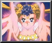 Princess Serenity with her Ginzuishou