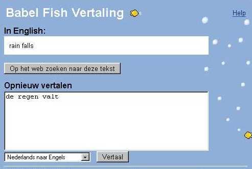 Babel Fish gebruik