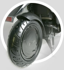 naafmotor voor electro-scooter