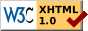 Valid xhtml 1.0 Transitional
