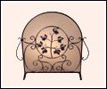 Wrought Iron Fireplace Screens