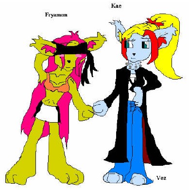 Fryamon and Kae, requested by Kae-chan