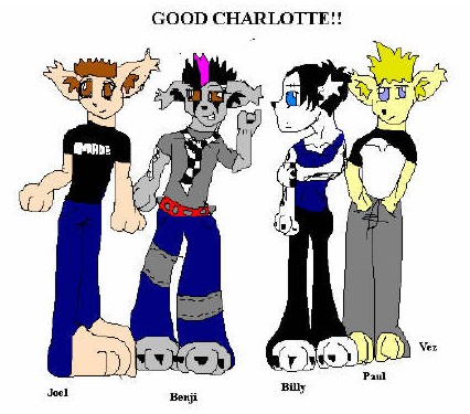 It's the entire band of Good Charlotte!!!!