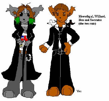 Meowthgal (original) and Willard( from the movie, Willard) requested by Meowthgal