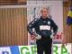 Frustrieter Blick von Frank Schne nach einem Gegentor gegen den VfL Halle 96