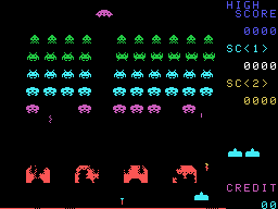 Space Invaders Screen