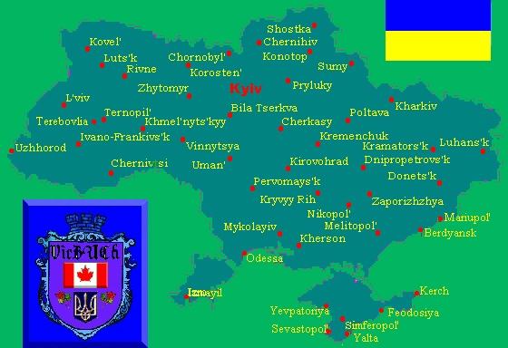 Map of Ukraine