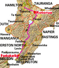 First leg of trip, North Island