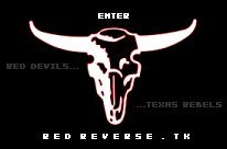 red REVERSE: made in TEXAS