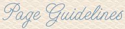 Page Guidelines