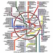  Subway Map of Moscow