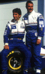British World Champions Damon Hill and Nigel Mansell