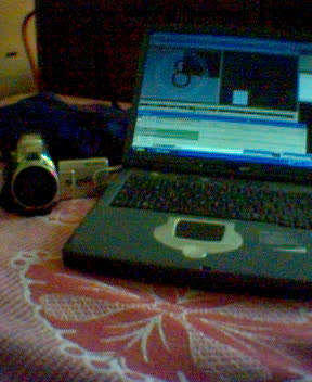 La mia edit non lineare laptop per brevi montaggi fuori sede