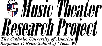 Music Theater Research Project Logo