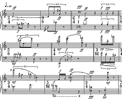 Music Score GIF